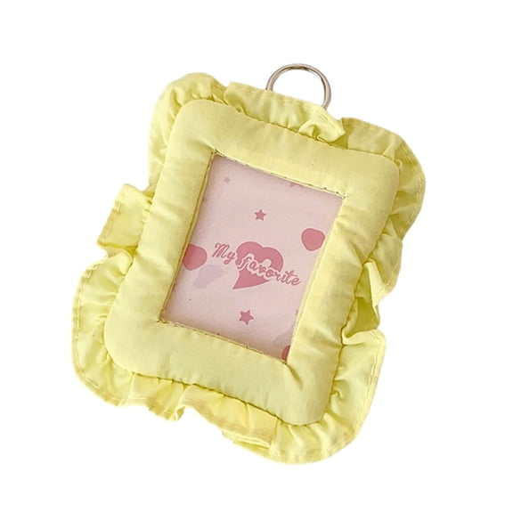 Contemporary Fabric Pillow Hanging Ornament Displays Small Photos And Cards Compact Storage Card Holder