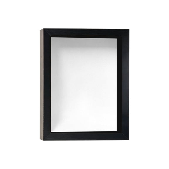 Contemporary Floating Display Stand For Presenting Collectible Items constructed Of Clear Glass And Engineered Wood Panel