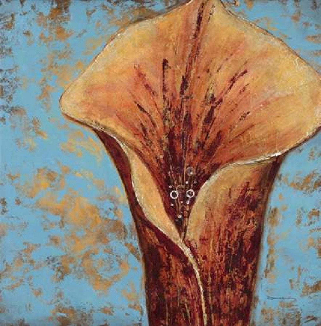 Contemporary Floral 2 Canvas Art - Dennis Dascher (24 x 24)
