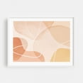 thumbnail image 1 of Contemporary Flow Peach Beige - Painting White Framed Wall Art Print 12 x 18 inches, 1 of 4