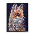 thumbnail image 1 of Contemporary Fox Urban Splatter Animals & Insects Painting Black Framed Art Print Wall Art, 1 of 7