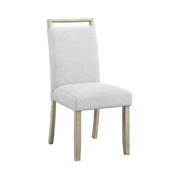 Contemporary Full Back Chairs / Dining Room Essential / Gray Finish with Modern Look