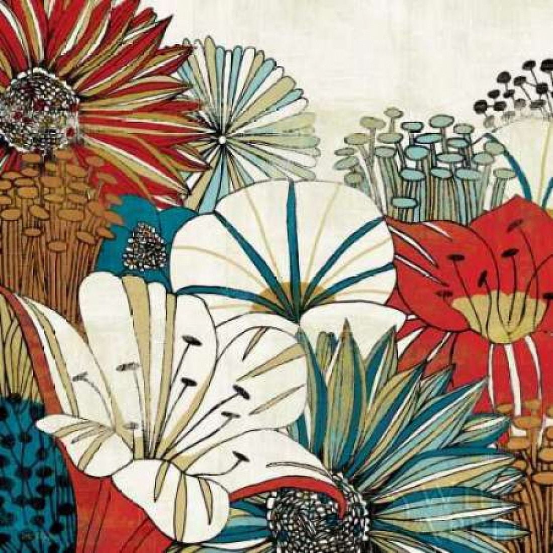 Contemporary Garden I Canvas Art - Michael Mullan (24 x 24)