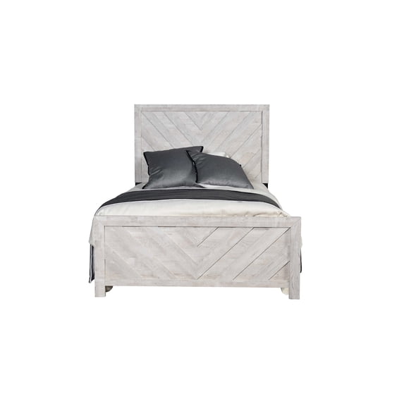 Contemporary Gray Full Bed, With Comfortable Headboard And Slats For Bedroom Modern Style Bed In Gray, Made Materials