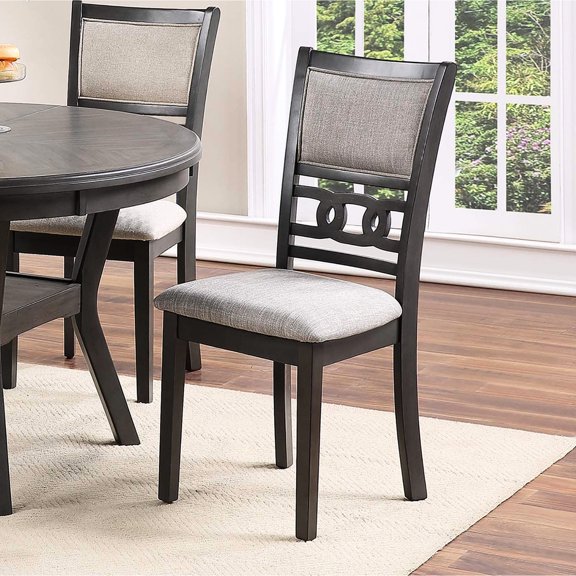 Contemporary Grey Side Chairs Set / Ideal Dining Room Seating