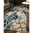 thumbnail image 1 of Contemporary Harrogate Collection Area Rug Navy Blue - 4'x6', 1 of 5