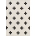 thumbnail image 1 of Contemporary Heidi Collection Area Rug in Black Cross Color and Rectangle, Runner Shape, 1 of 3