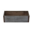 thumbnail image 1 of Contemporary Home Living 11.25" Gray Distressed Finish Rectangular Outdoor Planter, 1 of 3
