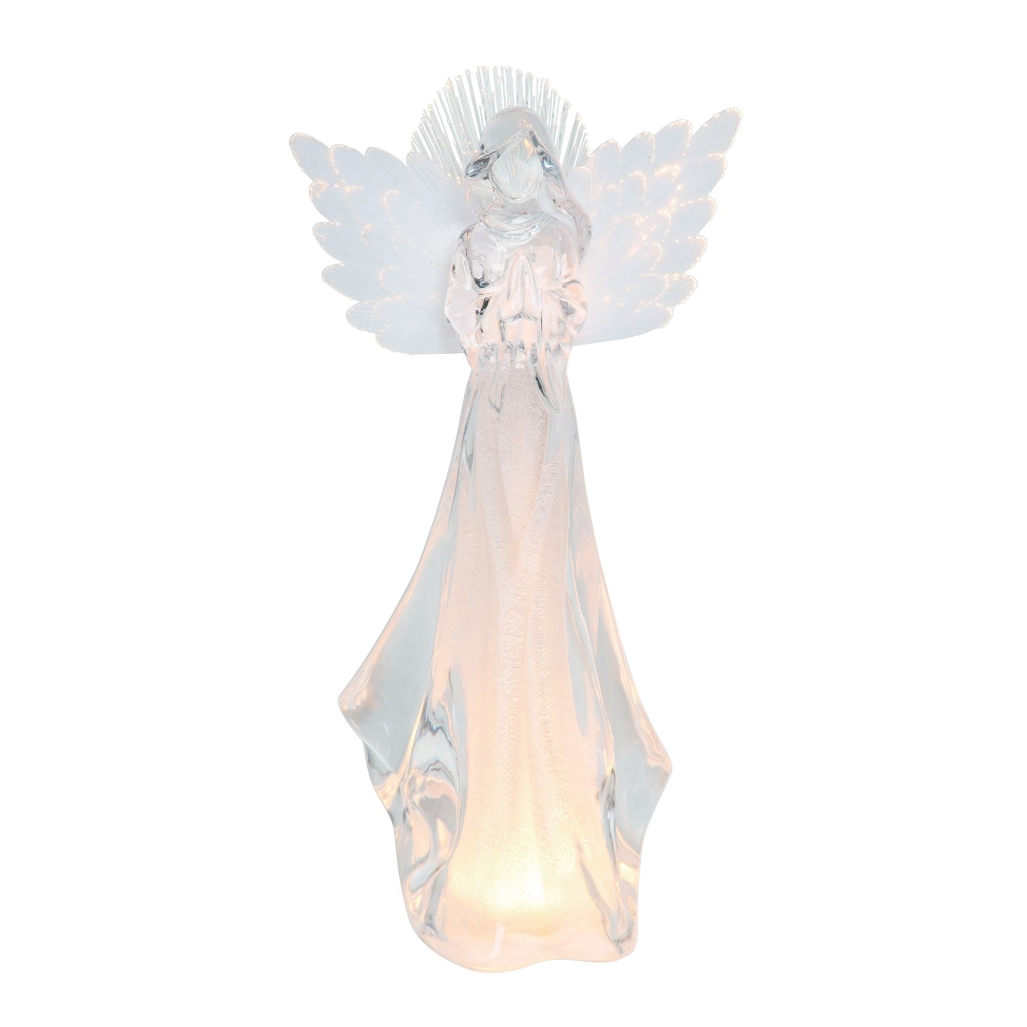 Fiber Optic Angel Figurines