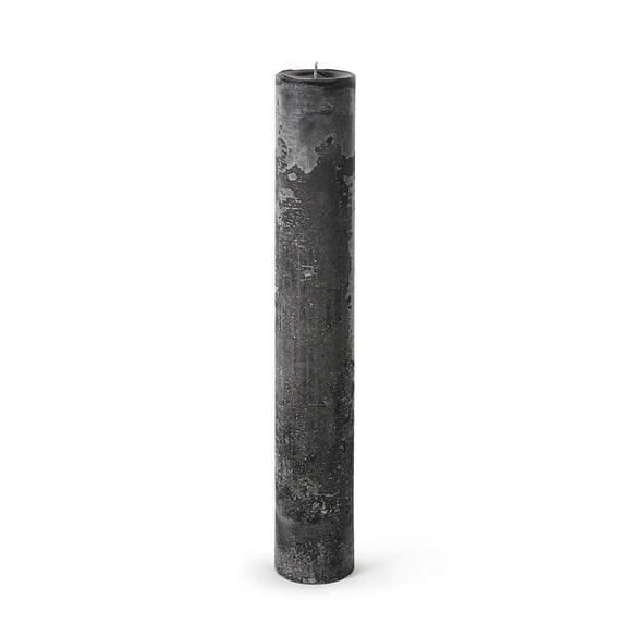 Contemporary Home Living 17.75" Black Large and Decorative Pillar Candle