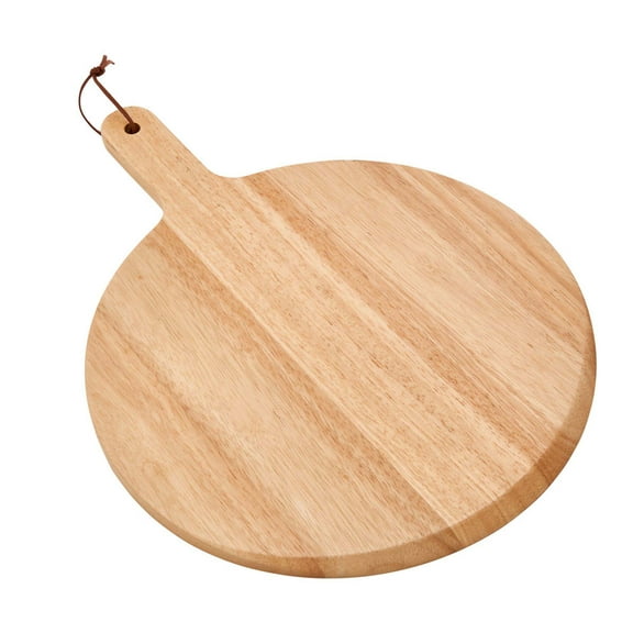 Contemporary Home Living 17.75" Wooden Pizza Board With Handle
