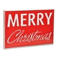 thumbnail image 1 of Contemporary Home Living 18.5" Red and White "MERRY Christmas" Wall Sign, 1 of 5