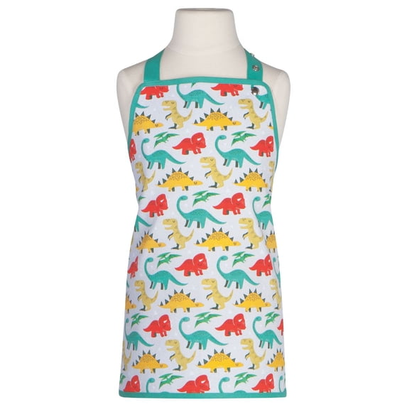 Contemporary Home Living 18" Vibrant Dandy Dinos Stylish Now Designs Children's Apron