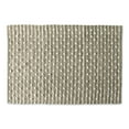 thumbnail image 1 of Contemporary Home Living 2' x 3' Striped Cotton Loop Area Throw Rug - Antique Green and Cream, 1 of 3