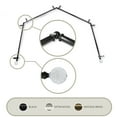 thumbnail image 1 of 201" Black Solid Contemporary 4-Sided Bay Window Curtain Rod, 1 of 1