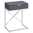 thumbnail image 1 of Contemporary Home Living 23.5" Gray and Silver Contemporary Rectangular Accent Table, 1 of 4