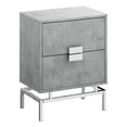 thumbnail image 1 of Contemporary Home Living 23.5" Storm Gray and Silver Contemporary Rectangular Accent Table, 1 of 4