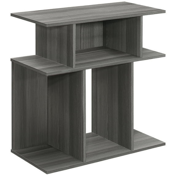 Contemporary Home Living 23.75" Gray Contemporary Rectangular Accent End Table