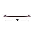thumbnail image 1 of Contemporary Home Living 24" Brown Contemporary Industrial Pipe Towel Rack, 1 of 2