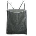 thumbnail image 1 of Contemporary Home Living 26" Charcoal Black Bath Mesh Laundry Hamper Bag, 1 of 6