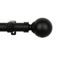 thumbnail image 1 of Contemporary Home Living 28"-48" Black Adjustable Round Single Curtain Rod, 1 of 2