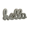 thumbnail image 1 of Contemporary Home Living 28" Gray Cursive Lettered Hello Wall Sign, 1 of 5