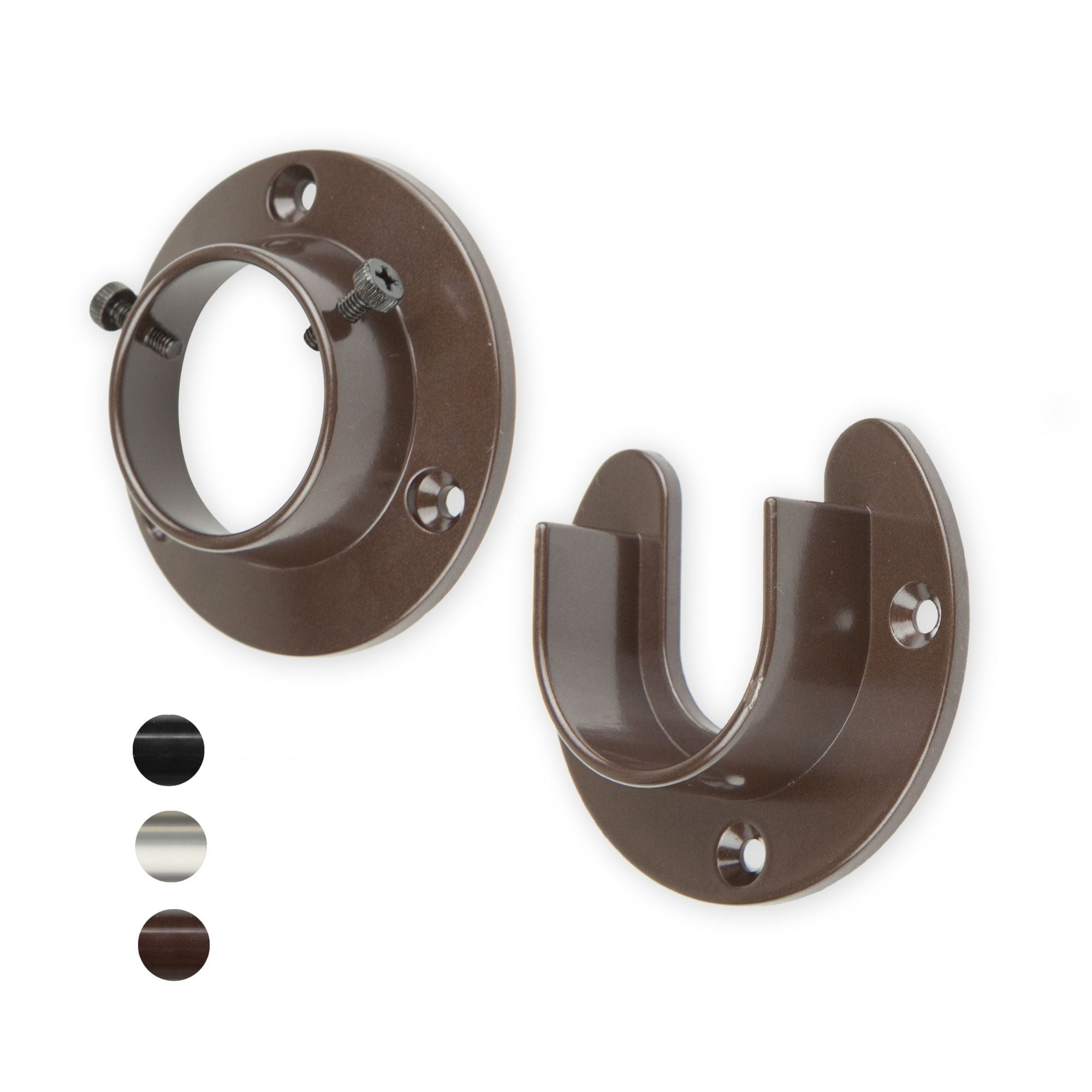 Brown Stainless Steel Wall-Mounted Rod Socket Set