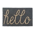 thumbnail image 1 of Contemporary Home Living 30" Durable and Non-Slip Doormat with "Gray Hello" Design, 1 of 4