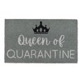 thumbnail image 1 of Contemporary Home Living 30" Vibrant Unique "Queen of Quarantine" Rectangular Doormat, 1 of 3