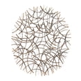 thumbnail image 1 of Contemporary Home Living 32.5" Rustic Bronze Abstract Swirl Handmade Round Wall Decor, 1 of 5