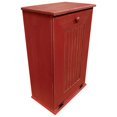 thumbnail image 1 of Contemporary Home Living 35.75" Distressed Red Large Tilt Out Trash Bin, 1 of 2