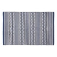 thumbnail image 1 of DII French Blue Dobby Stripe Hand-Loomed Rug 2x3 Ft, 1 of 11