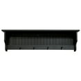 thumbnail image 1 of Contemporary Home Living 4' Red Rectangular Storage Shelf with Pegs, 1 of 2