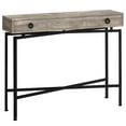 thumbnail image 1 of 42.5" Taupe Brown Contemporary Rectangular Console Table Accent, 1 of 4