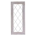 thumbnail image 1 of Contemporary Home Living 42" White and Brown Rectangular Farmhouse Frame, 1 of 1