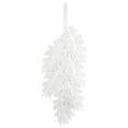 thumbnail image 1 of Contemporary Home Living 47" White Solid Pine Leaf Wall Hanging Decor, 1 of 3