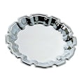 thumbnail image 1 of Contemporary Home Living 5" Round Silver Stainless Steel Tray, 1 of 2