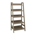 thumbnail image 1 of Contemporary Home Living 5 Tier Ladder Shelf Bookcase - 60.25" - Gray, 1 of 4