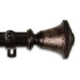 thumbnail image 1 of Contemporary Home Living 54" Bronze Metallic Contemporary Single Curtain Rod, 1 of 2