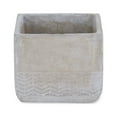 thumbnail image 1 of Contemporary Home Living 6" Gray Handcrafted Square Planter Pot, 1 of 4