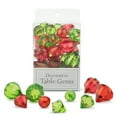thumbnail image 1 of 6" Red and Green Diamond Shaped Home Decor Table Gems, 1 of 4