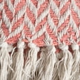 thumbnail image 1 of Blush Pink Zig-Zag Throw, 1 of 5