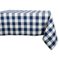 thumbnail image 1 of Contemporary Home Living 60" x 104" Navy Blue And White Buffalo Checkered Rectangular Tablecloth, 1 of 8