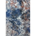 thumbnail image 1 of Contemporary Home Living 7.5' x 9.5' Blue and Gray Abstract Intergalactic Ocean Rectangular Area, 1 of 9