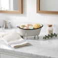 thumbnail image 1 of Contemporary Home Living 7" Gray and Black Mini Metal Bathtub Decoration, 1 of 4