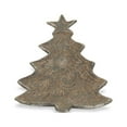 thumbnail image 1 of Contemporary Home Living 8.75" Brown Cast iron Christmas Tree Table Piece, 1 of 5