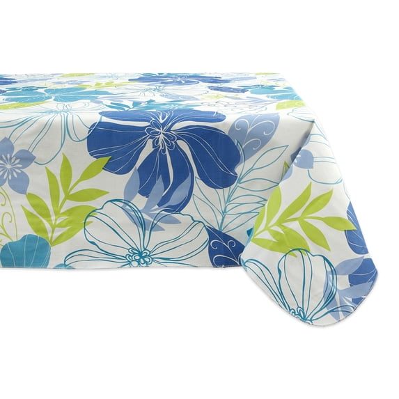 Contemporary Home Living 9.5' Tropical Bahamas Vinyl Tablecloth