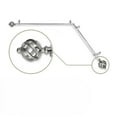 thumbnail image 1 of Contemporary Home Living Contemporary Corner Window Curtain Rod - 104" - Satin Nickel, 1 of 1