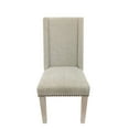 thumbnail image 1 of Contemporary Home Living Fawn Upholstery Cushion Dining Chairs - 40" - Set of 2 - Beige, 1 of 4