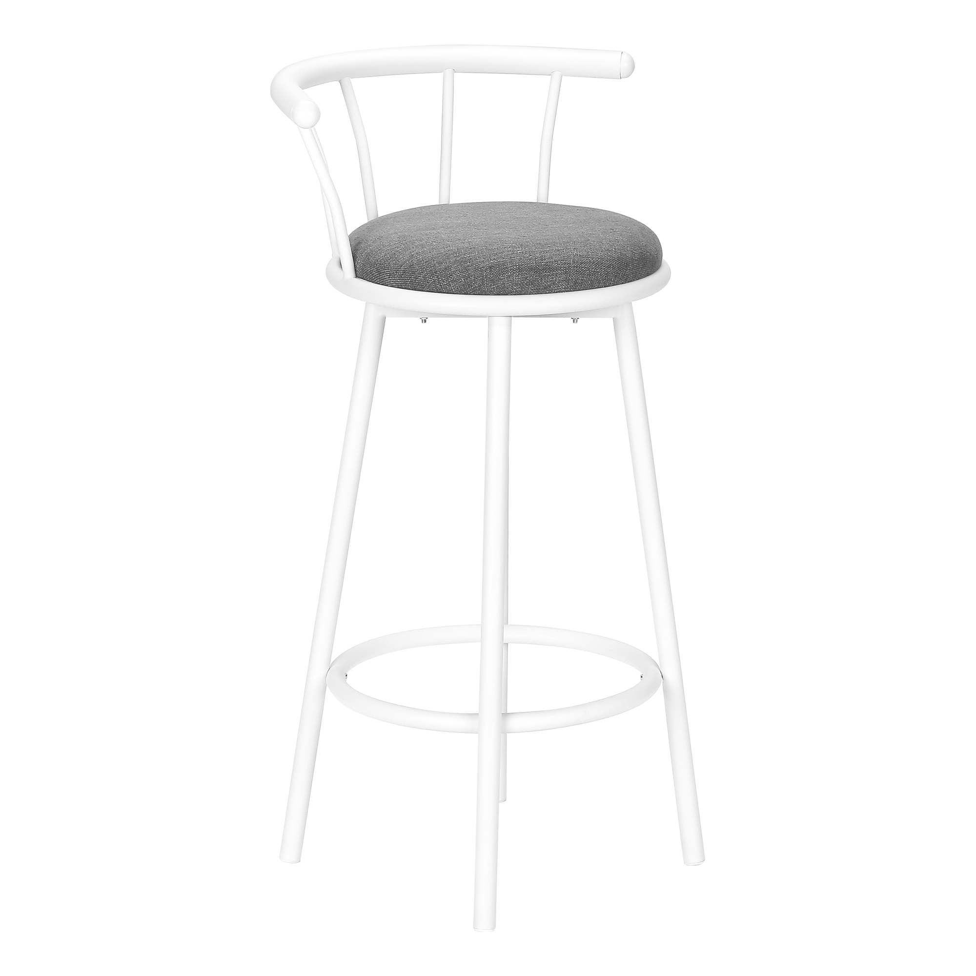 Contemporary Home Living Low Back Bar Stools with Swivel Seat 37